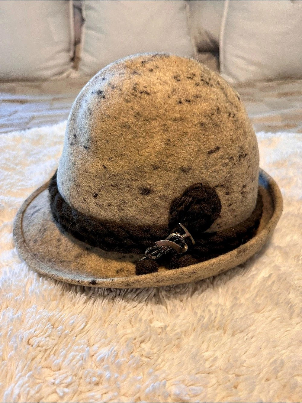 Mount Everest Felt Hat in Brown